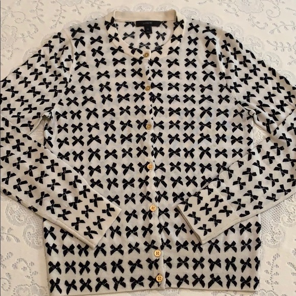J. Crew Sweaters - Final Price Cut. J. Crew Bow Cardigan